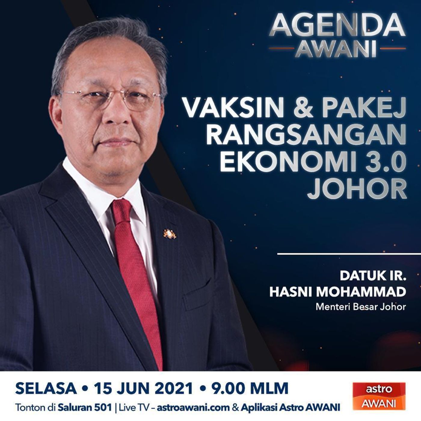 Agenda AWANI: Vaksin & Pakej Ransangan Ekonomi 3.0 Johor episode artwork