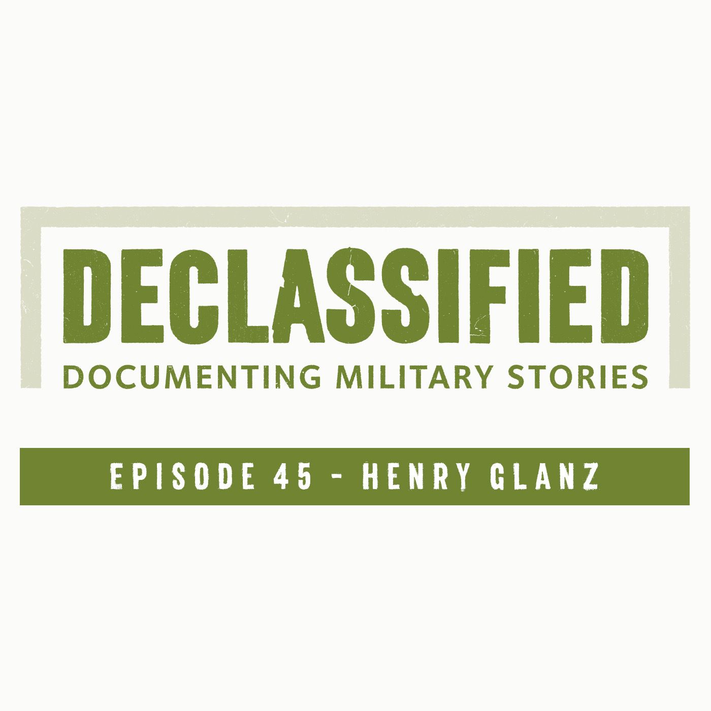 Episode 45 - Henry Glanz