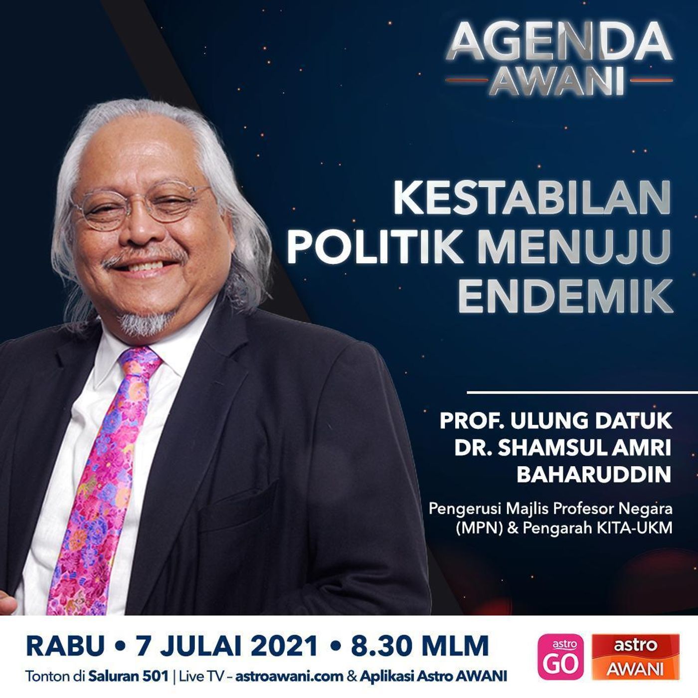 Agenda AWANI: Kestabilan Politik Menuju Endemik episode artwork