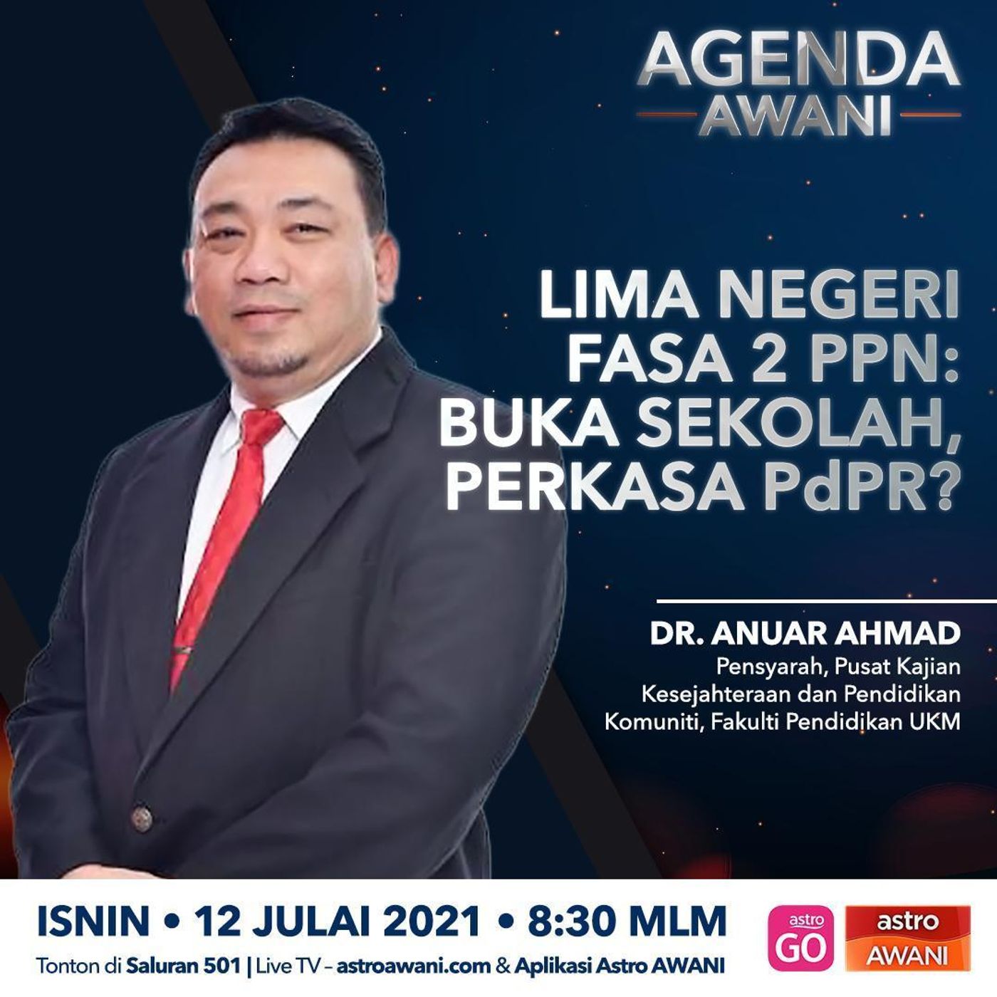 Agenda AWANI: Lima negeri Fasa 2 PPN: Buka Sekolah Perkasa PdPR episode artwork