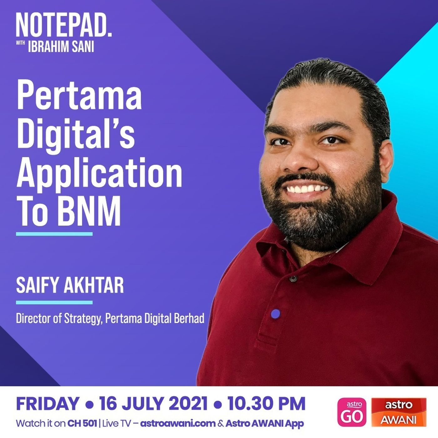 Notepad with Ibrahim Sani