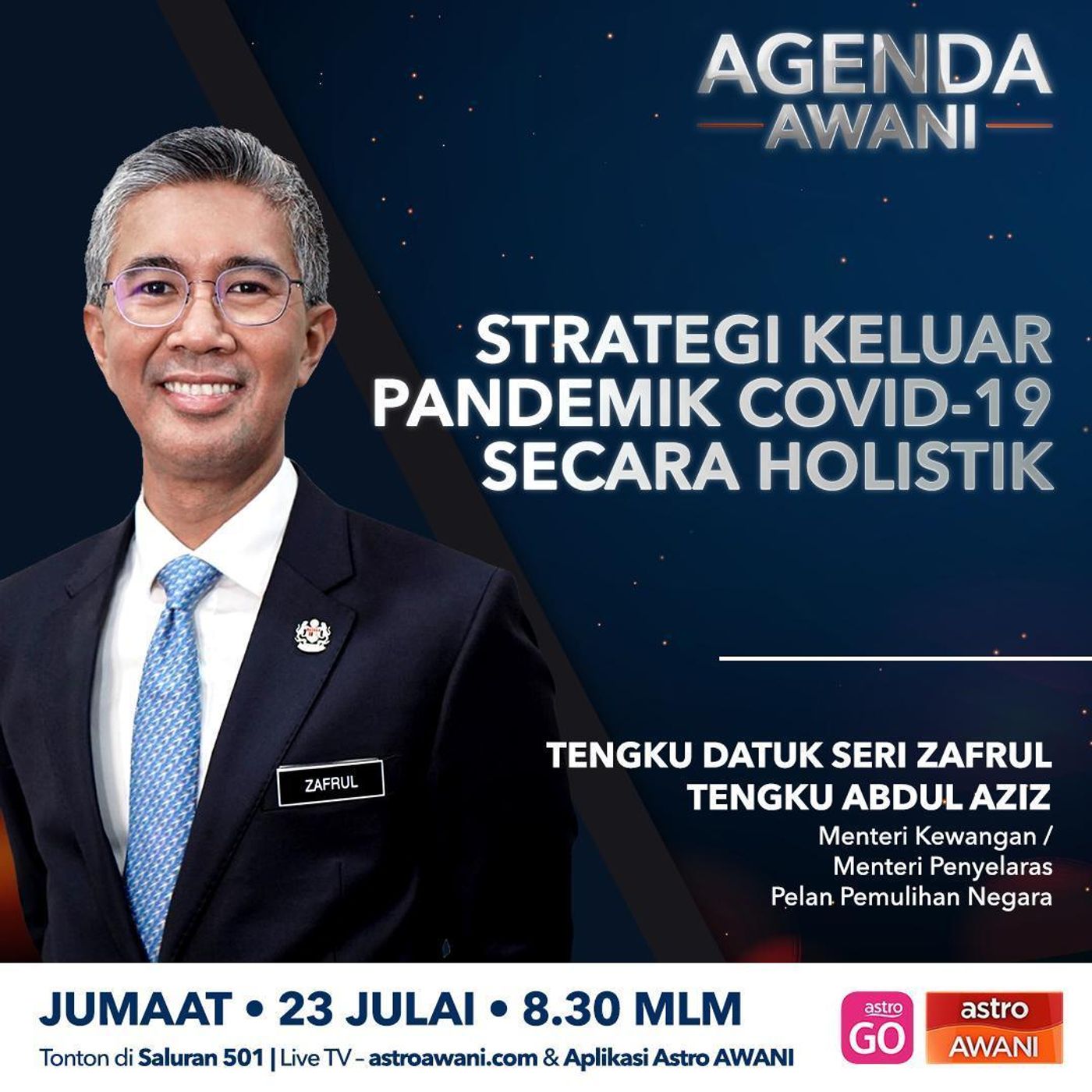 Agenda AWANI: Strategi Keluar Pandemik COVID-19 Secara Holistik episode artwork