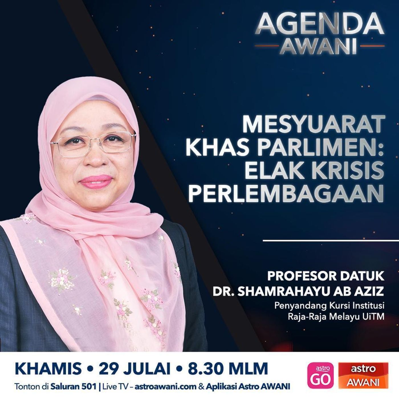 Agenda AWANI: Mesyuarat Khas Parlimen - Elak krisis perlembagaan episode artwork
