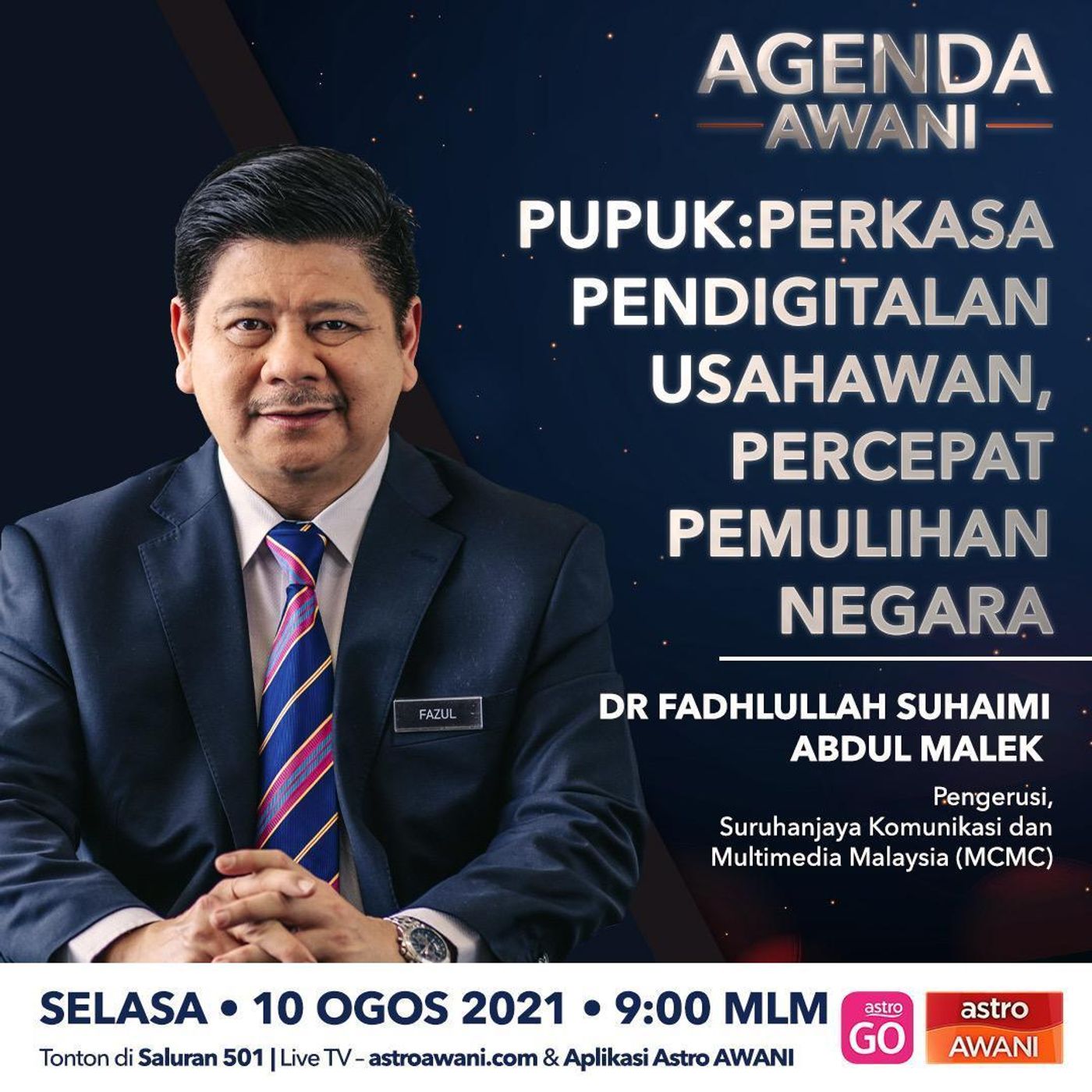 Agenda AWANI: PUPUK | Perkasa pendigitalan usahawan, percepat pemulihan negara episode artwork