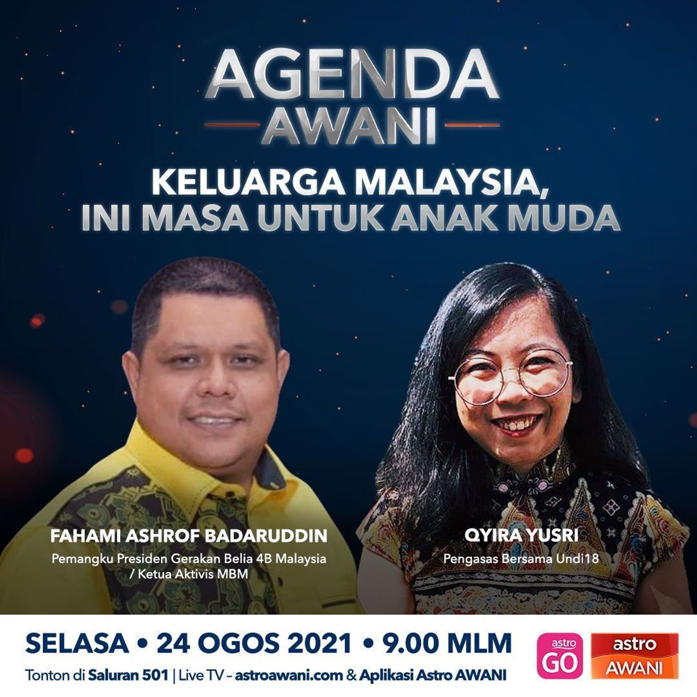 Agenda AWANI: Keluarga Malaysia, ini masa untuk anak muda episode artwork