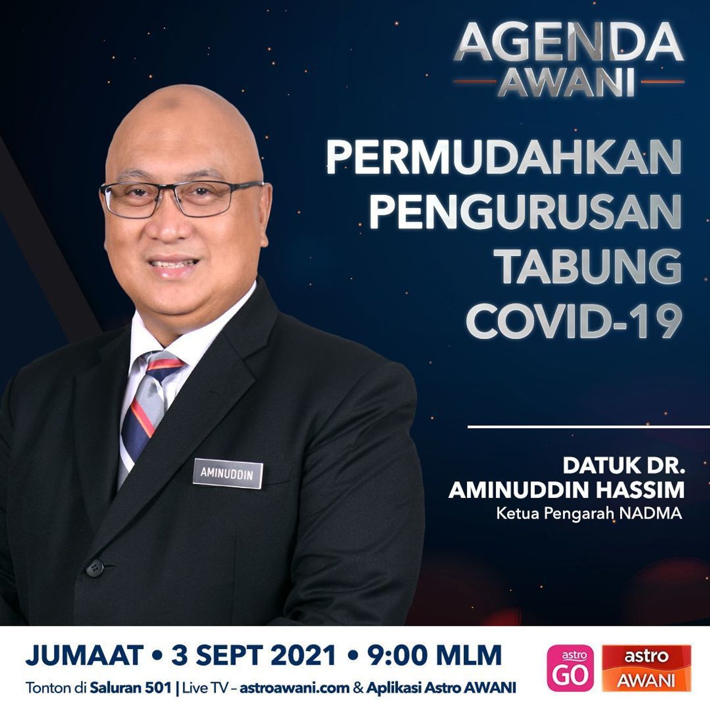 Agenda AWANI: Permudahkan Pengurusan Tabung COVID-19 episode artwork