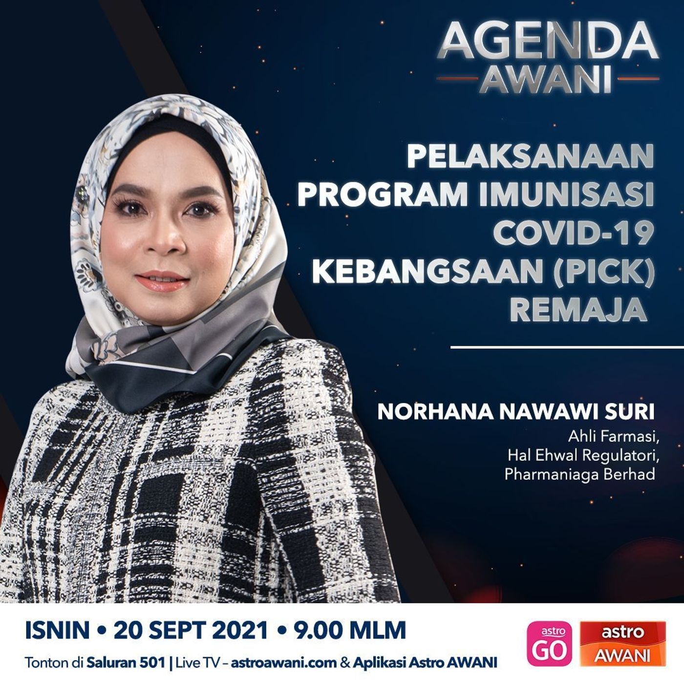 Agenda AWANI: Pelaksanaan Program Imunisasi COVID-19 Kebangsaan (PICK) Remaja episode artwork