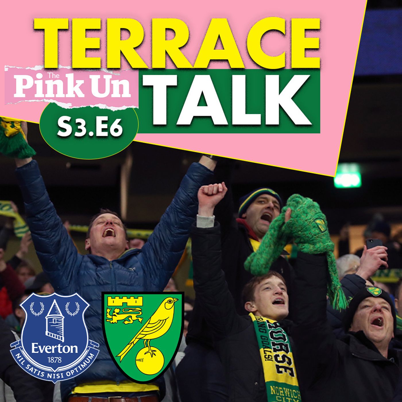 S11 Ep391: Terrace Talk (S3.E6) | Everton v Norwich City | The Pink Un