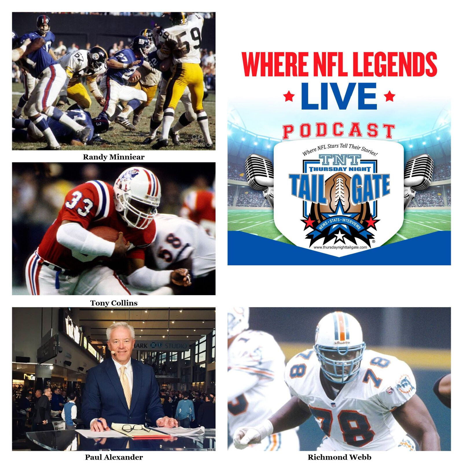 Thursday Night Tailgate, Where NFL Legends Live