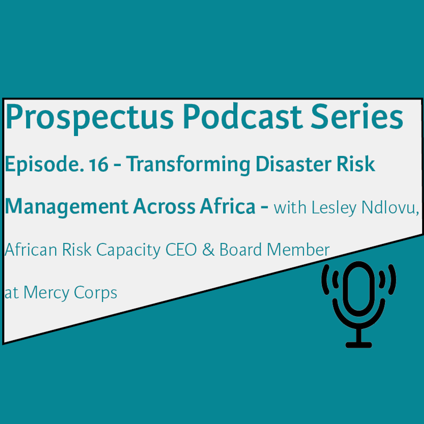 16: Prospectus podcast, Episode 16 - Transforming Disaster Risk Management Across Africa episode artwork