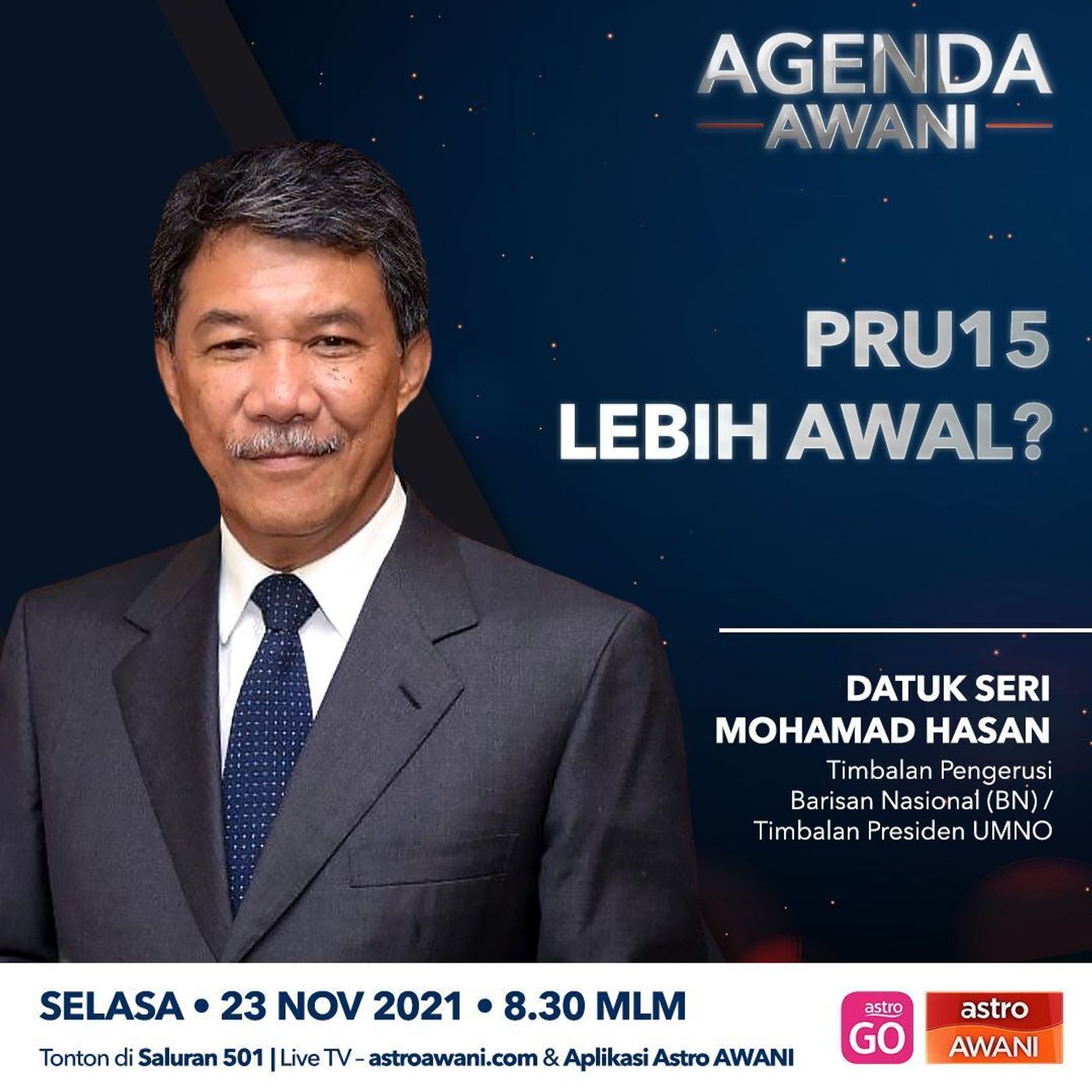 Agenda AWANI: PRU 15 lebih awal? episode artwork