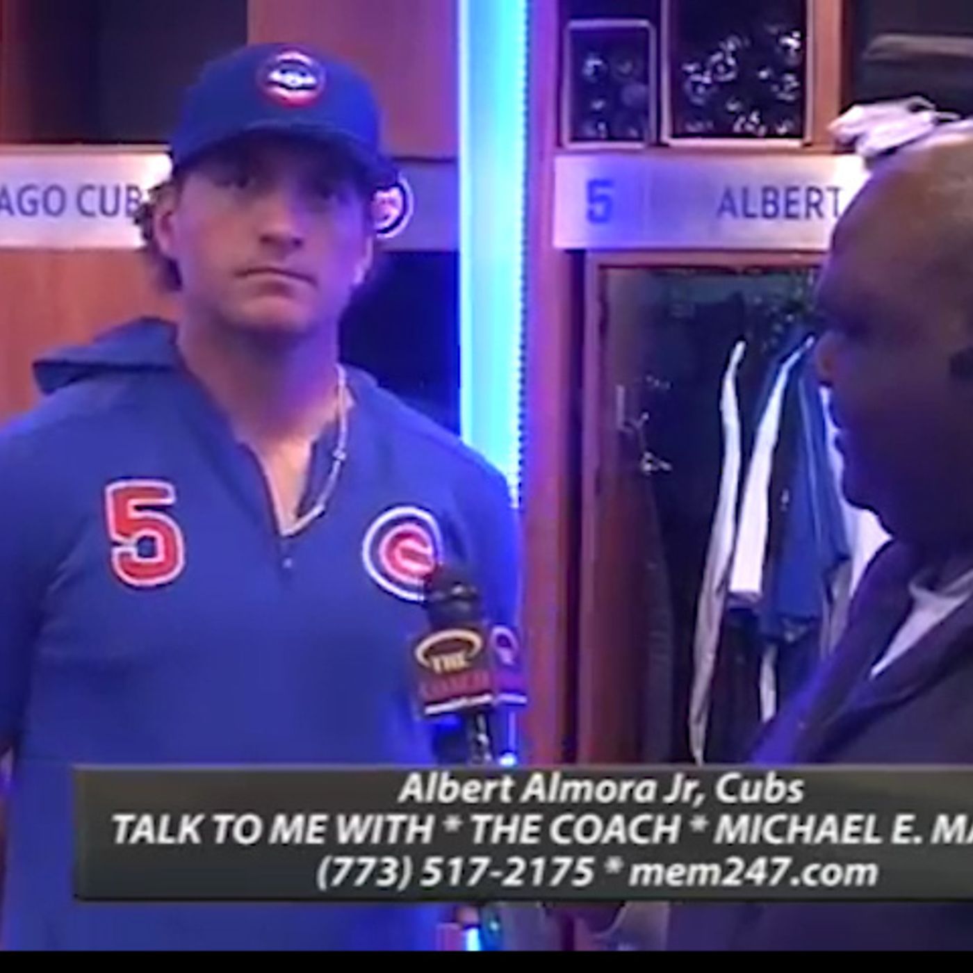 Albert Almora, Cubs & Michael E. Mayden The Coach