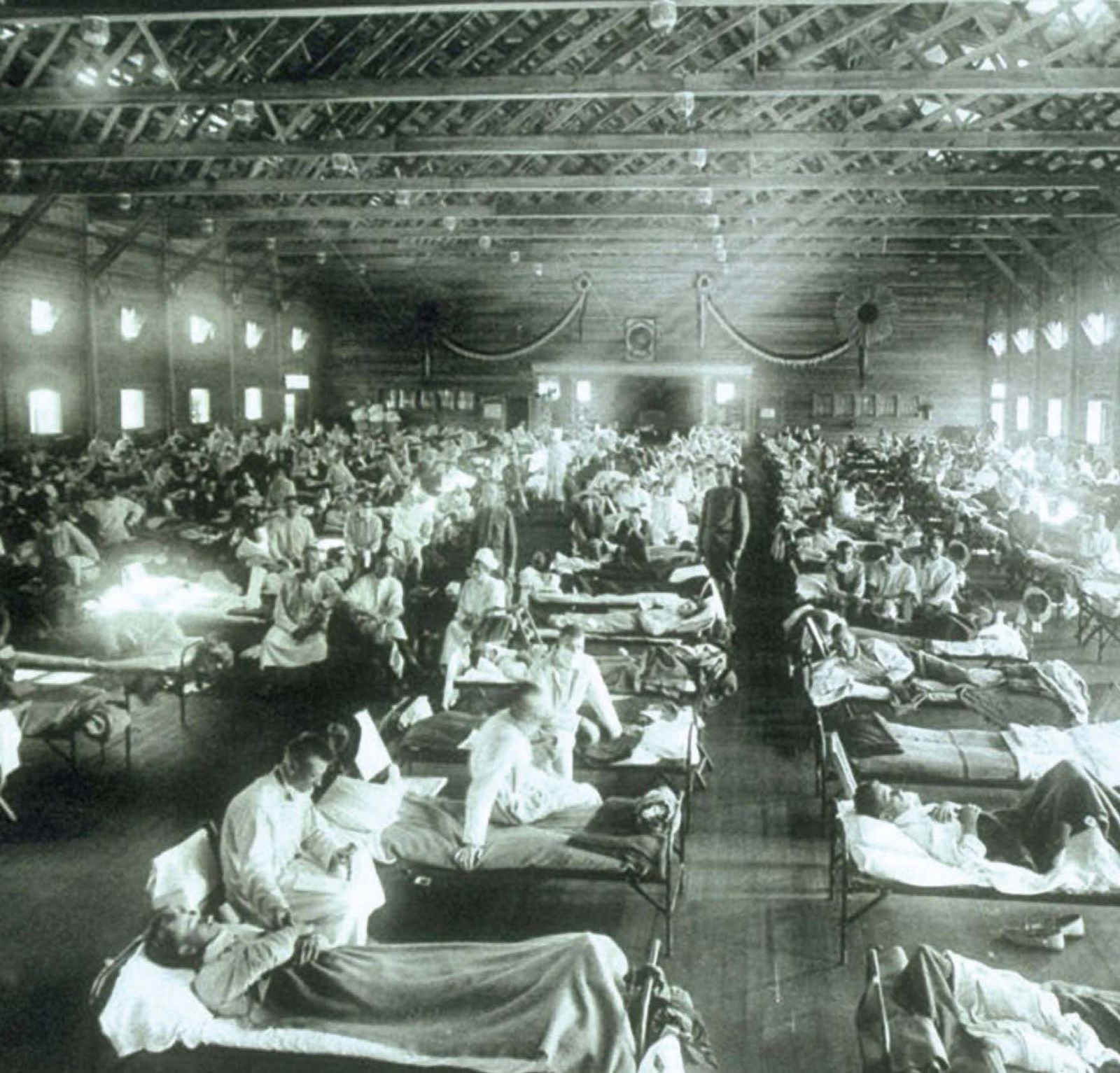 Pandemics then and now—a reassessment of the 1918 flu in the light of Covid episode artwork