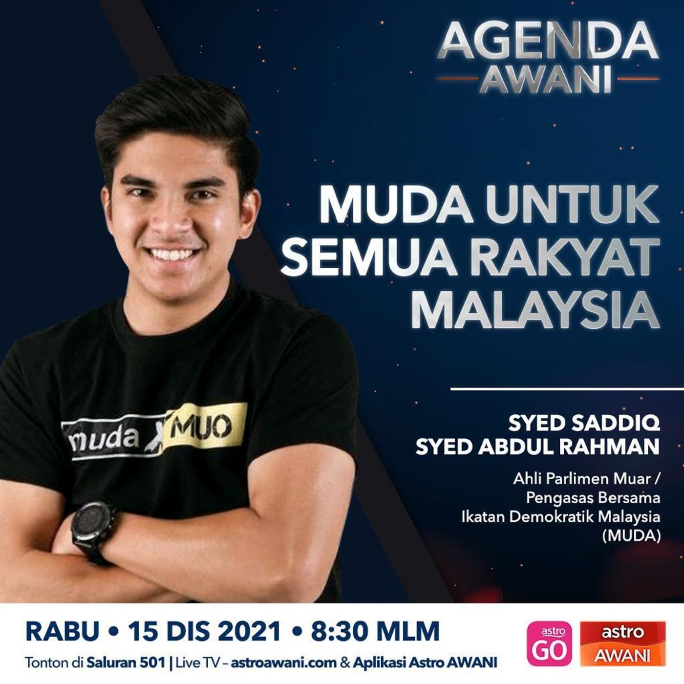 Agenda AWANI: MUDA untuk semua rakyat Malaysia episode artwork