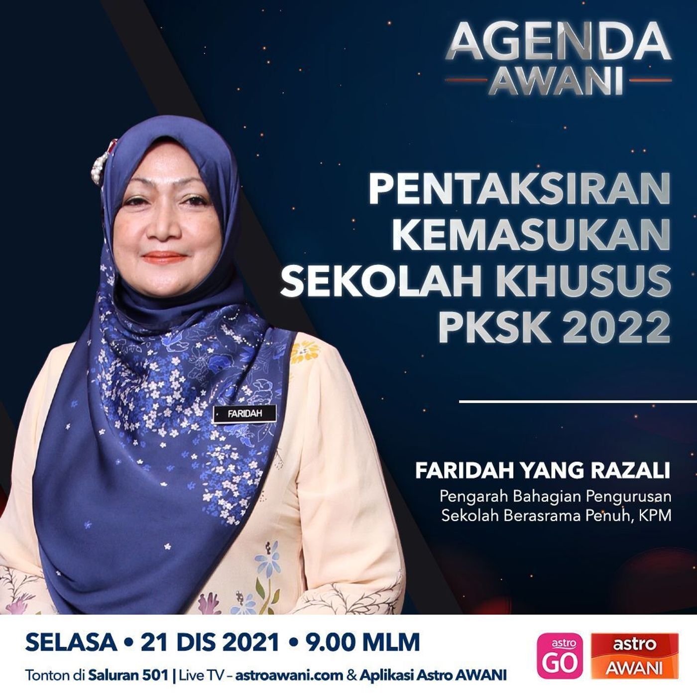 Agenda AWANI: Pentaksiran kemasukan sekolah khusus PKSK 2022 episode artwork