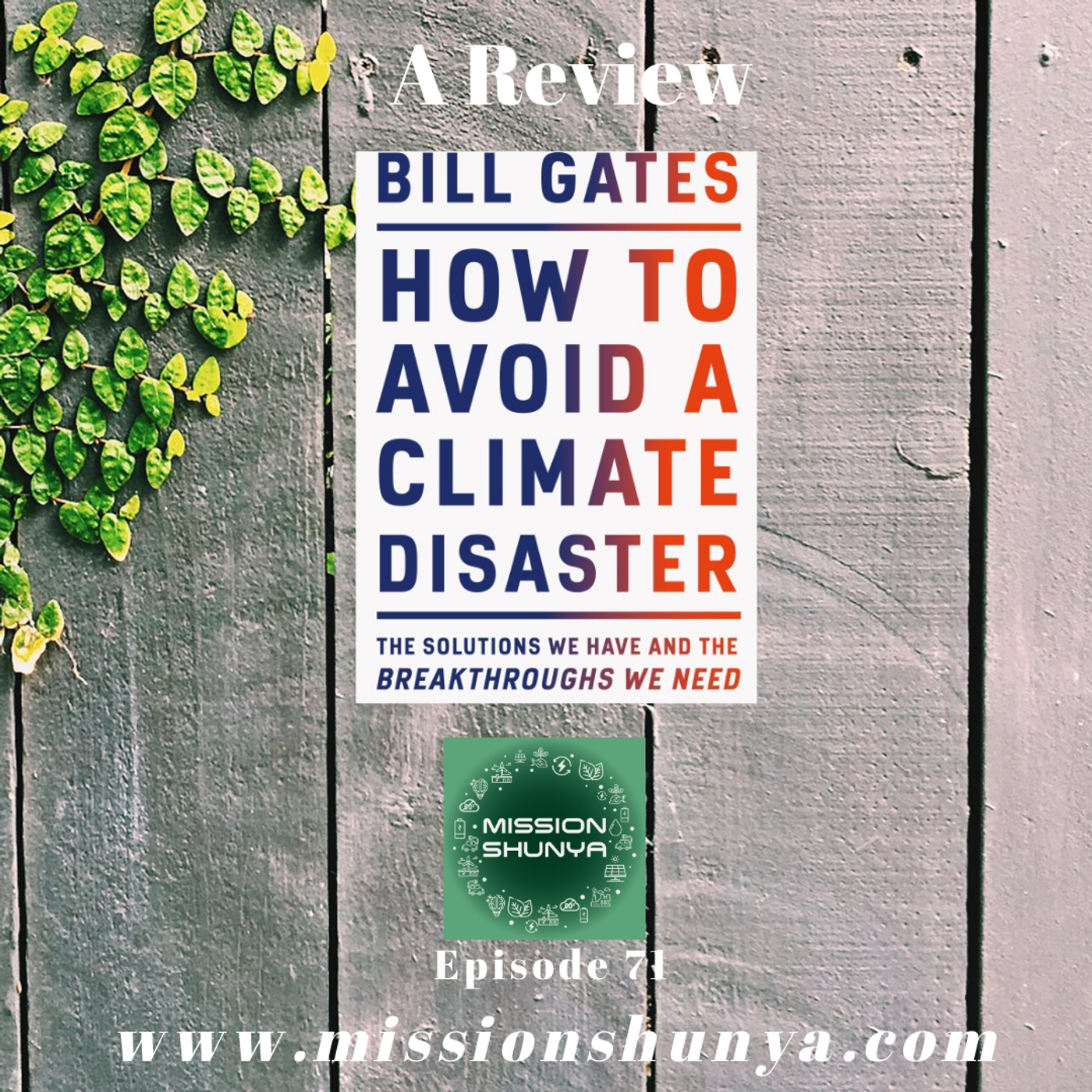 71: How to avoid a climate disaster by Bill Gates - A Review