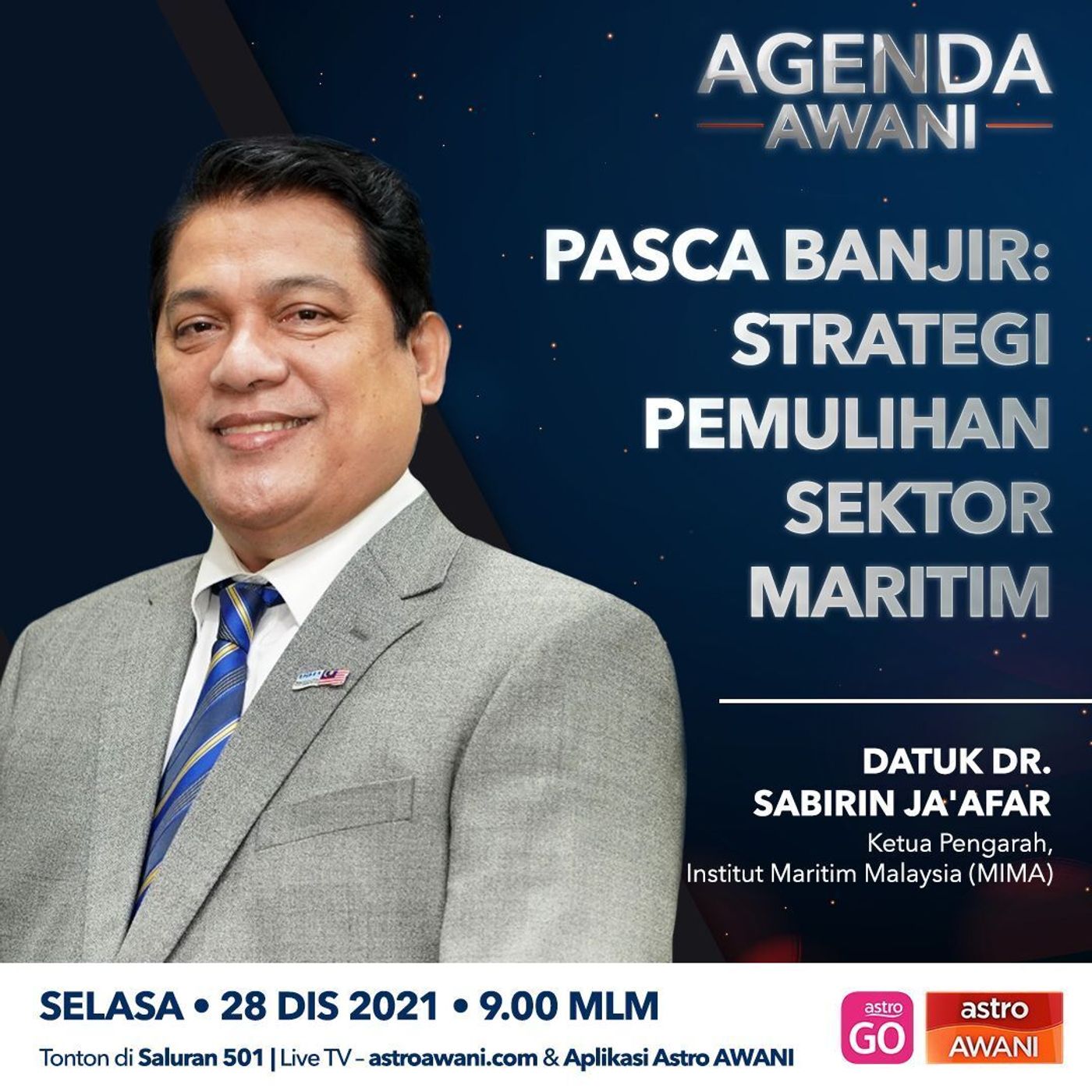 Agenda AWANI: Pascabanjir | Strategi pemulihan sector Maritim episode artwork
