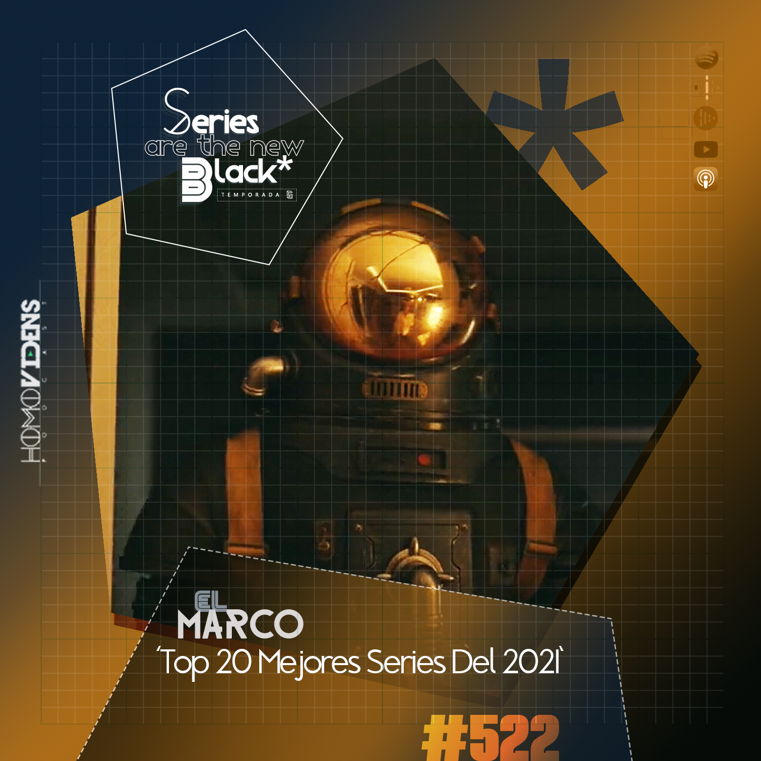 S5 Ep22: Series Are The New Black #522: 'El Marco: Top 20 Mejores Series Del 2021' episode artwork
