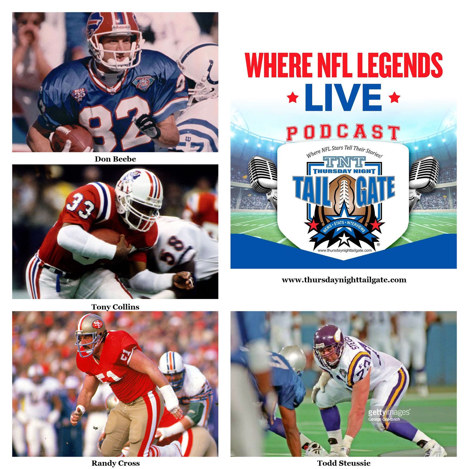 Thursday Night Tailgate, Where NFL Legends Live