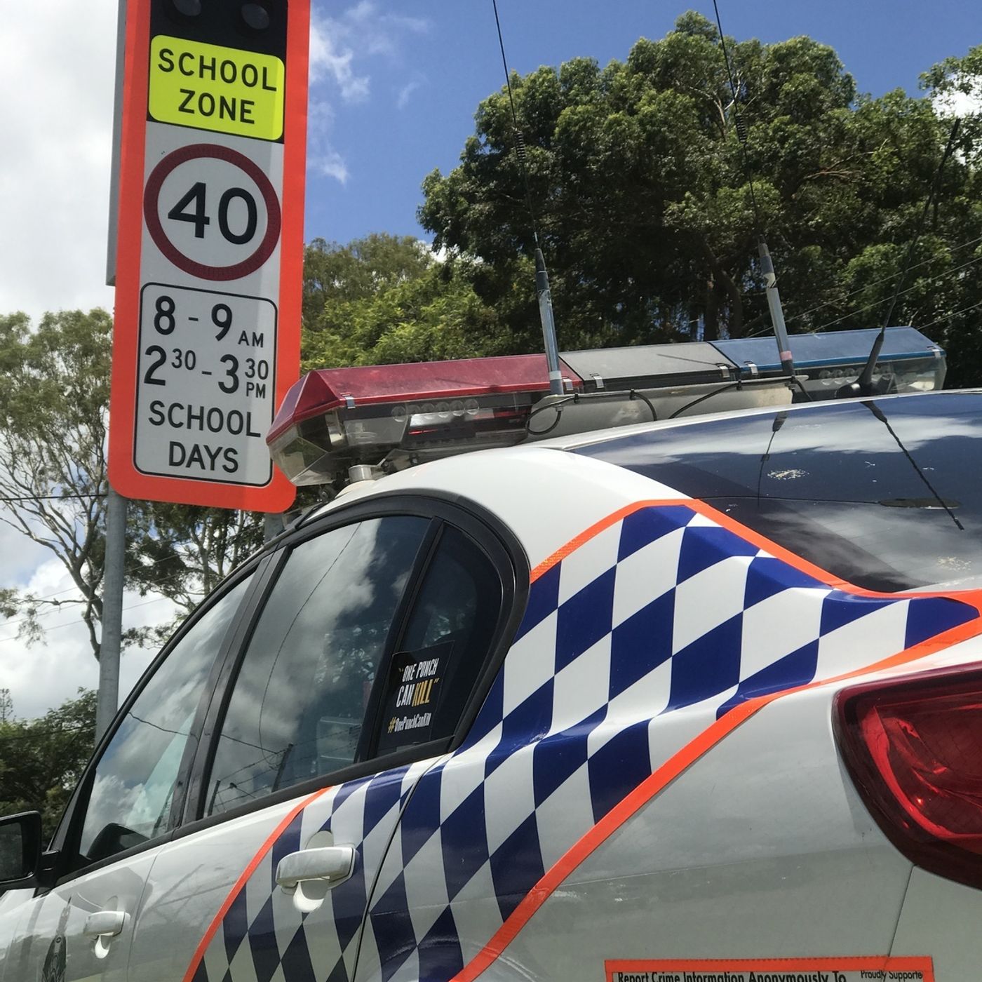 286: Slow down in school zones. The Police will be out: Sgt Wayne Butcher episode artwork