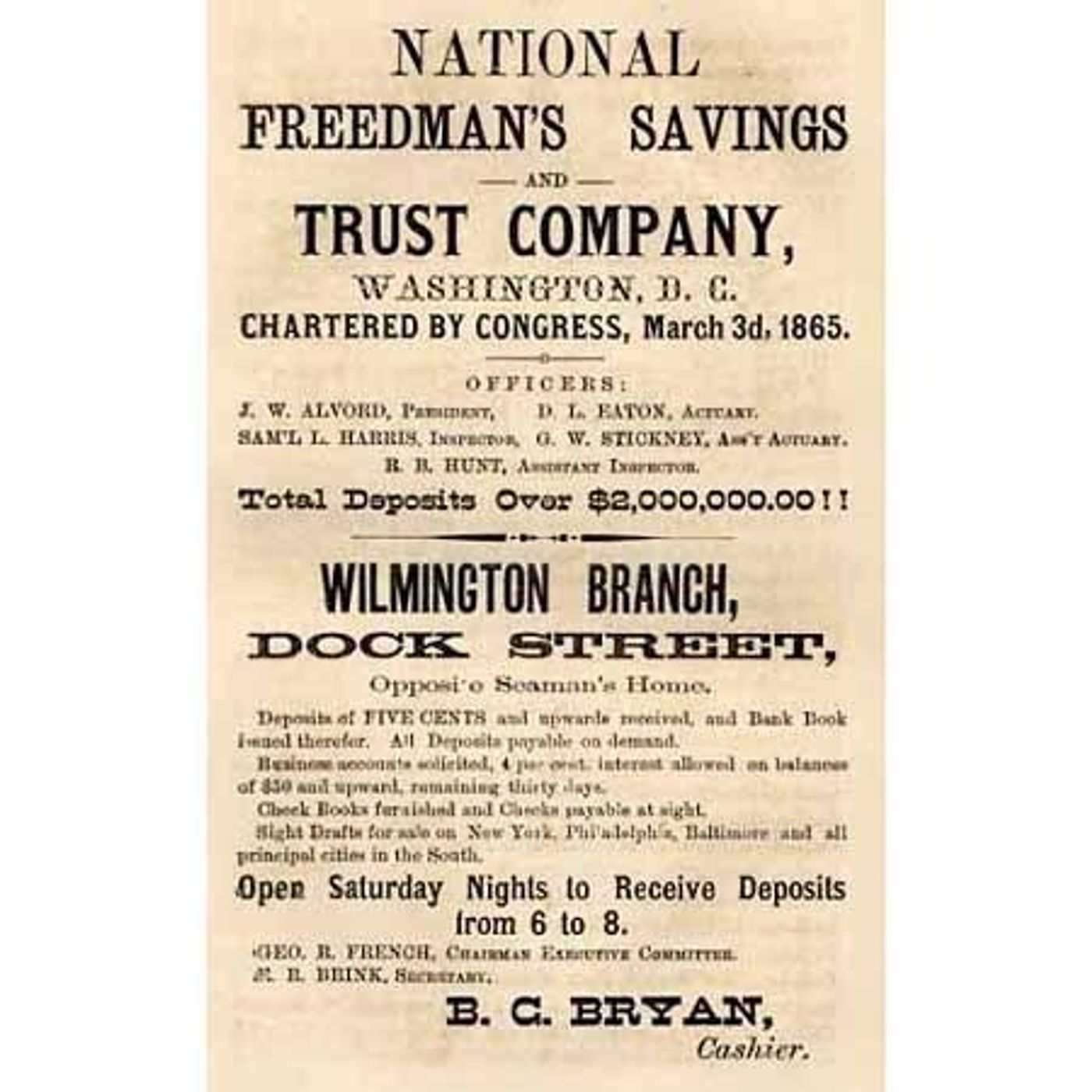 S4 Ep44: Married to a Corpse: Episode 44 (The story of the Freedman's Savings Bank)