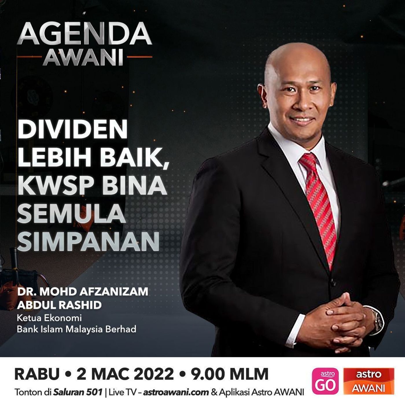 Agenda AWANI: Dividen lebih baik, KWSP bina semula simpanan episode artwork