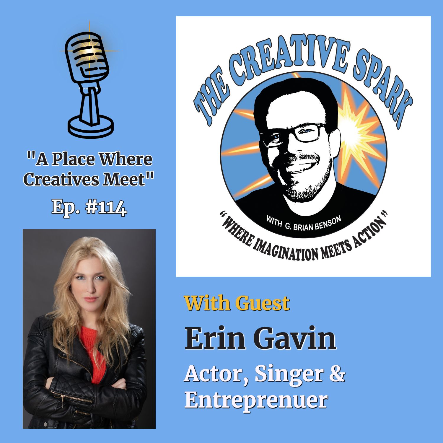 S1 Ep114: The Creative Spark Ep. 114 with Guest Erin Gavin