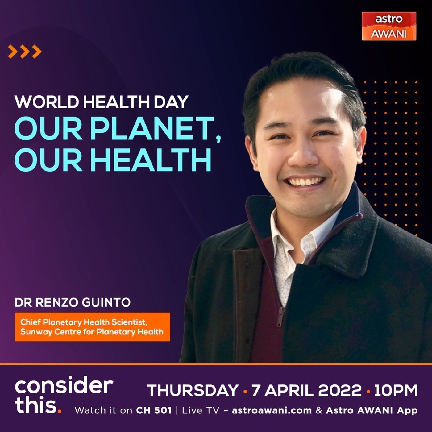 Consider This: World Health Day – “Our Planet, Our Health” episode artwork