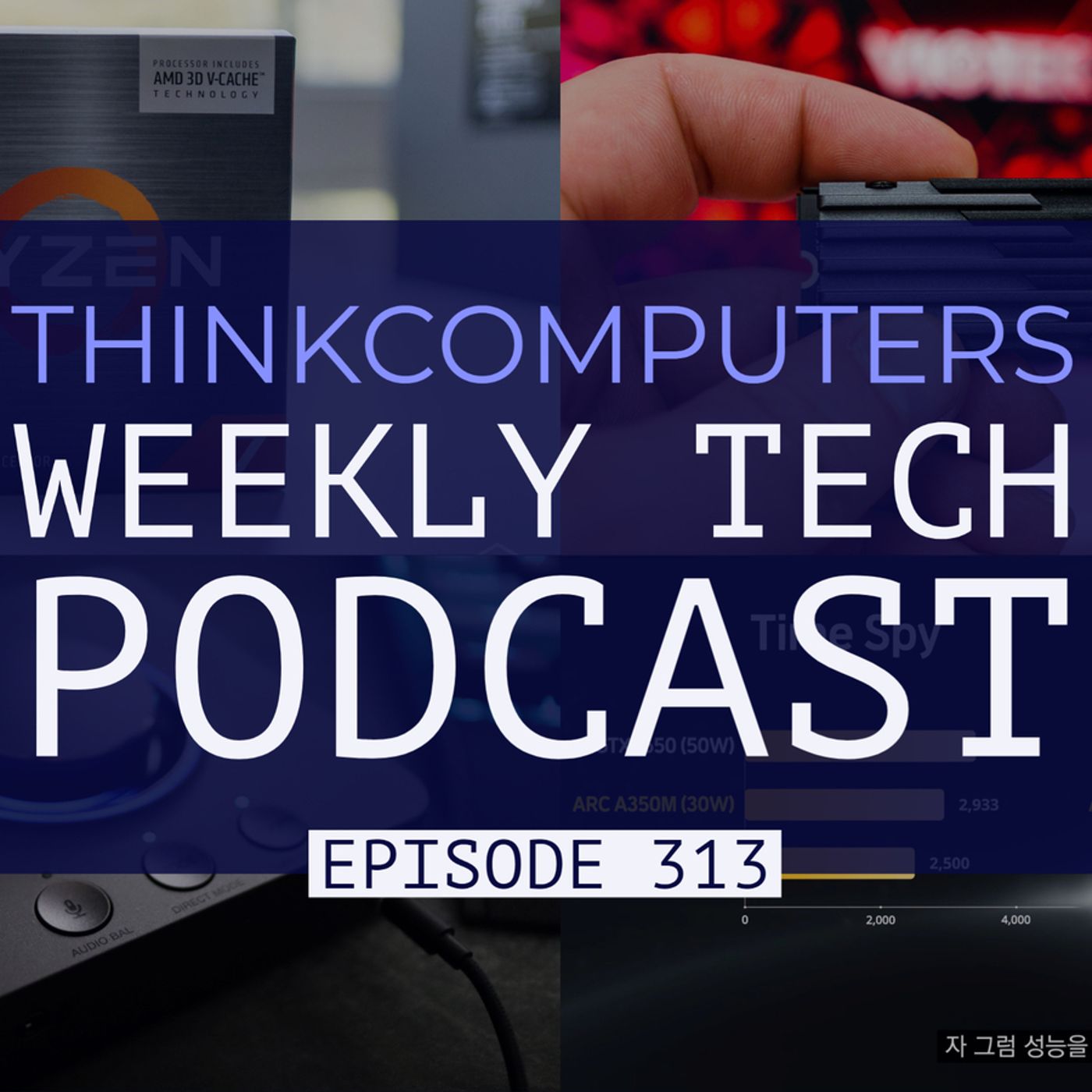ThinkComputers Podcast #313 - Ryzen 7 5800X3D Tested, 6900 XT on a Steam Deck & More!