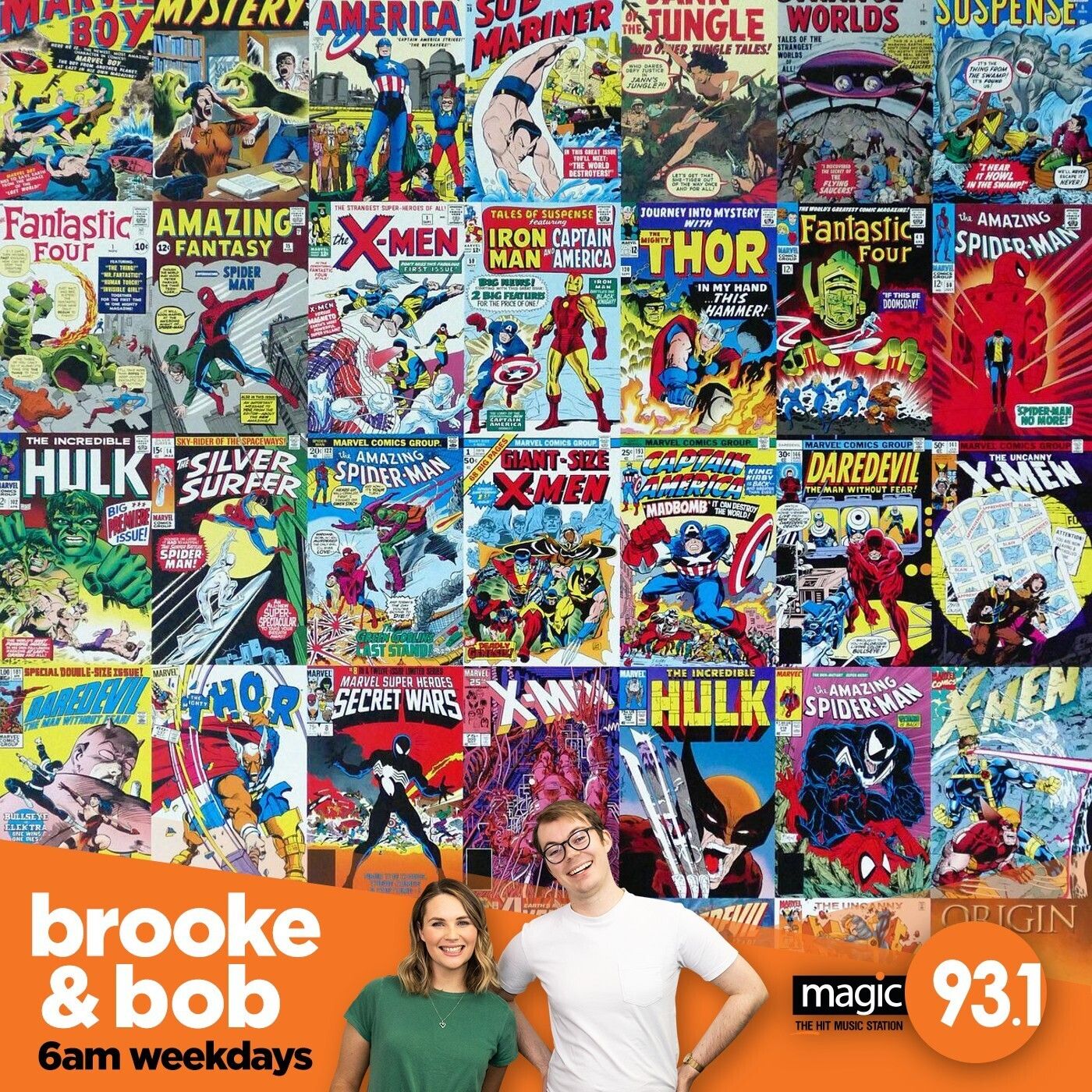 822: Brooke and Bob as Superheroes episode artwork