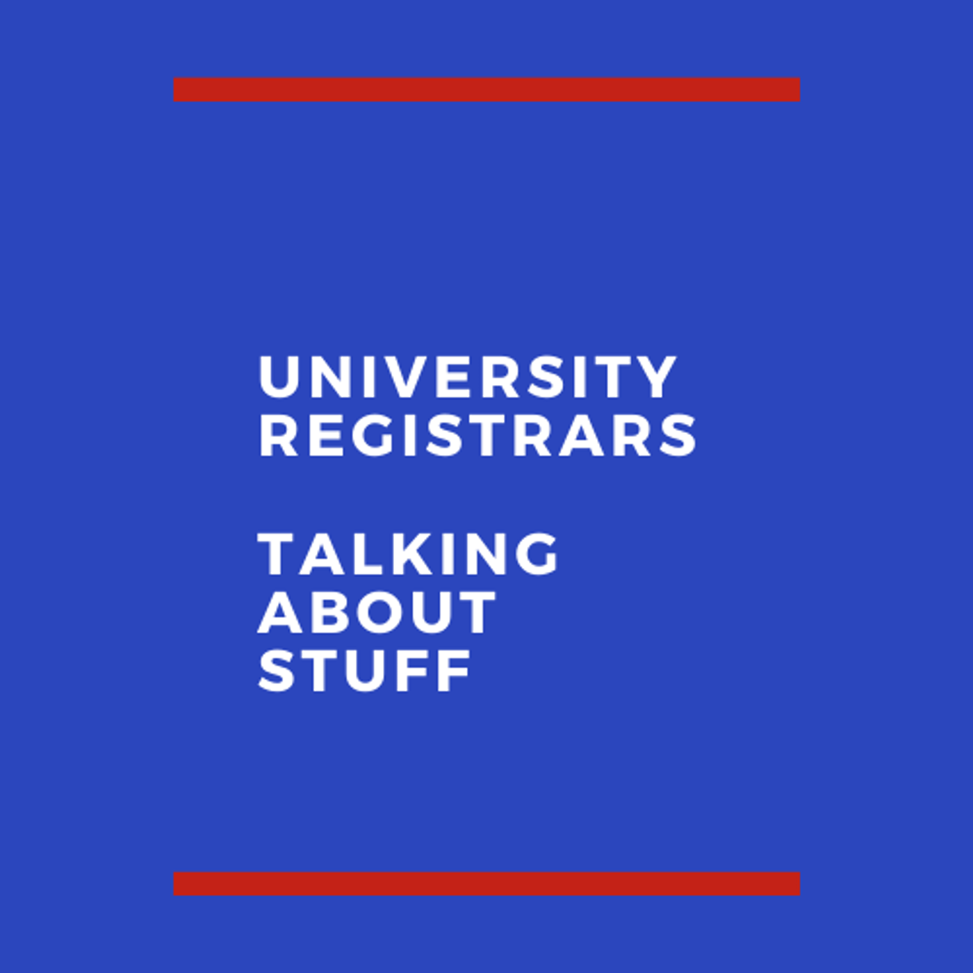 University Registrars Talking About Stuff