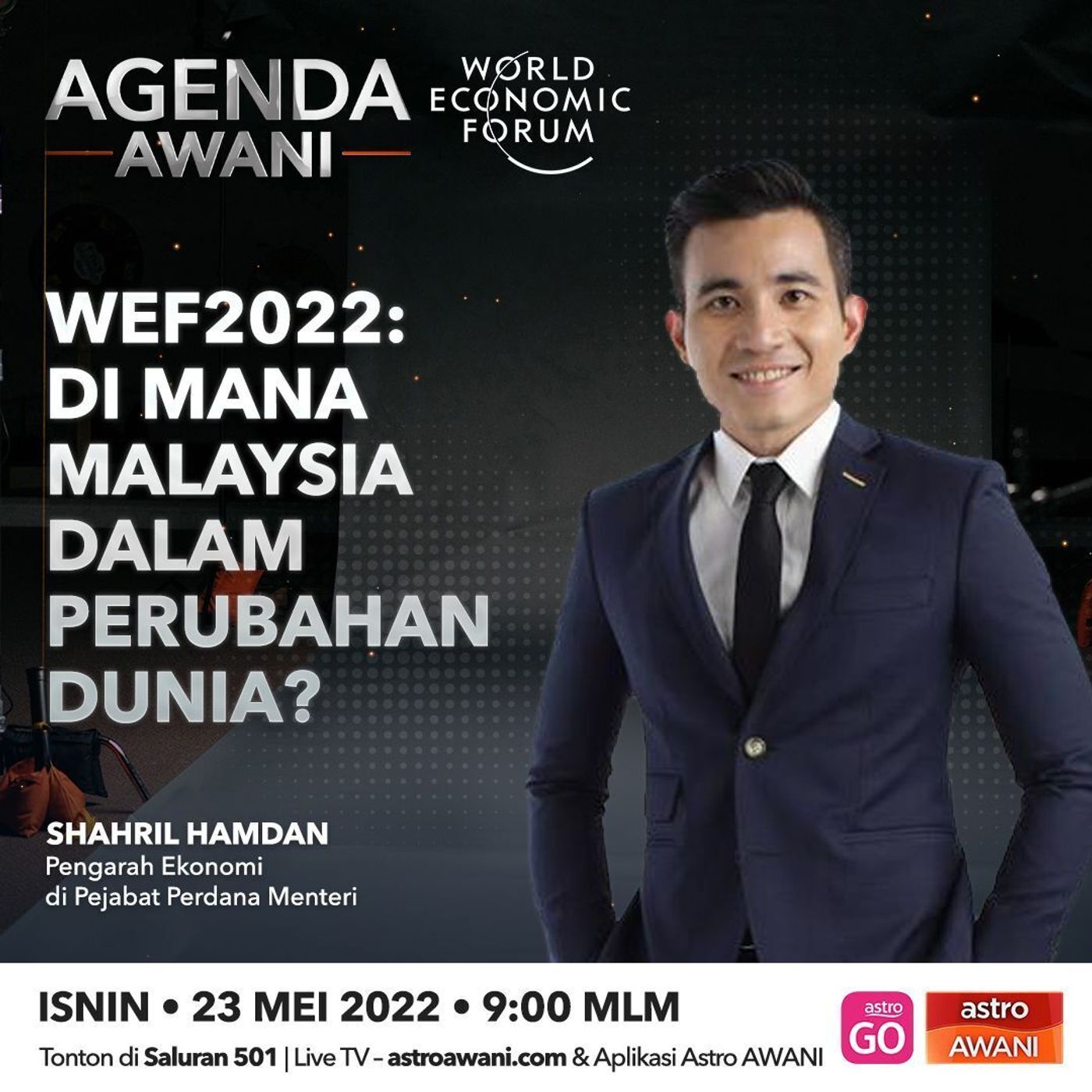 Agenda AWANI: WEF2022 I Di Mana Malaysia Dalam Perubahan Dunia? episode artwork