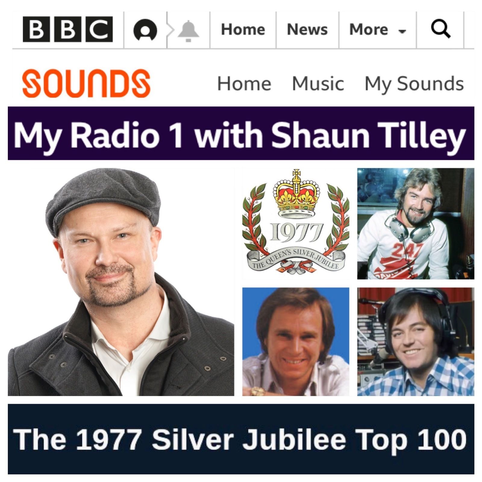 My Radio 1 Podcast (BBC) / My Radio 1's Jubilee Top 100 (Shaun Tilley, Noel  Edmonds, Paul Burnett & Tony Blackburn)