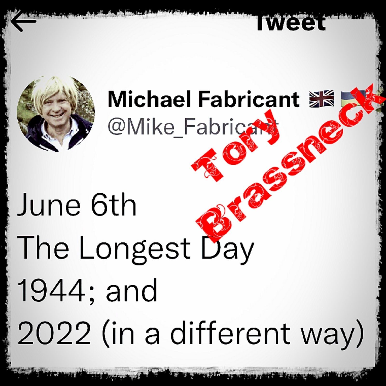 AudioMo 2022 Day 7 Another Year, but the same old Tory Brassneck episode artwork
