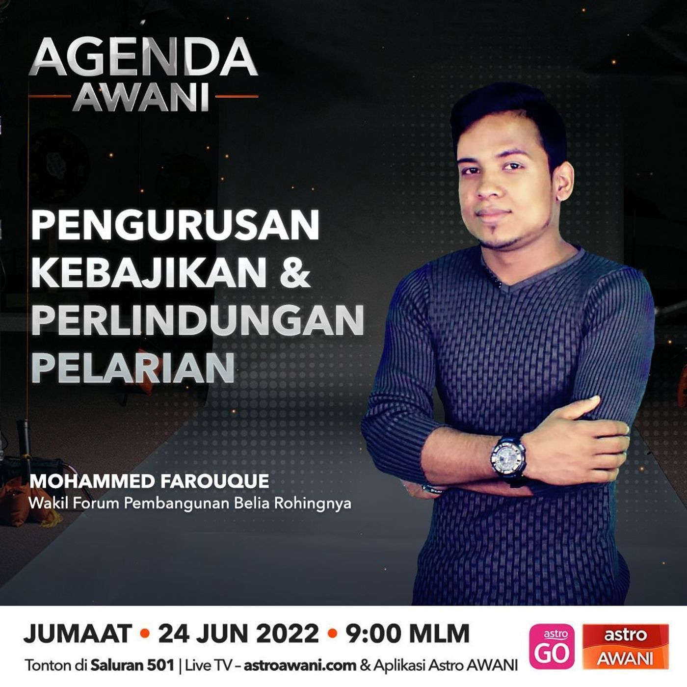 Agenda AWANI: Pengurusan kebajikan & perlindungan pelarian episode artwork