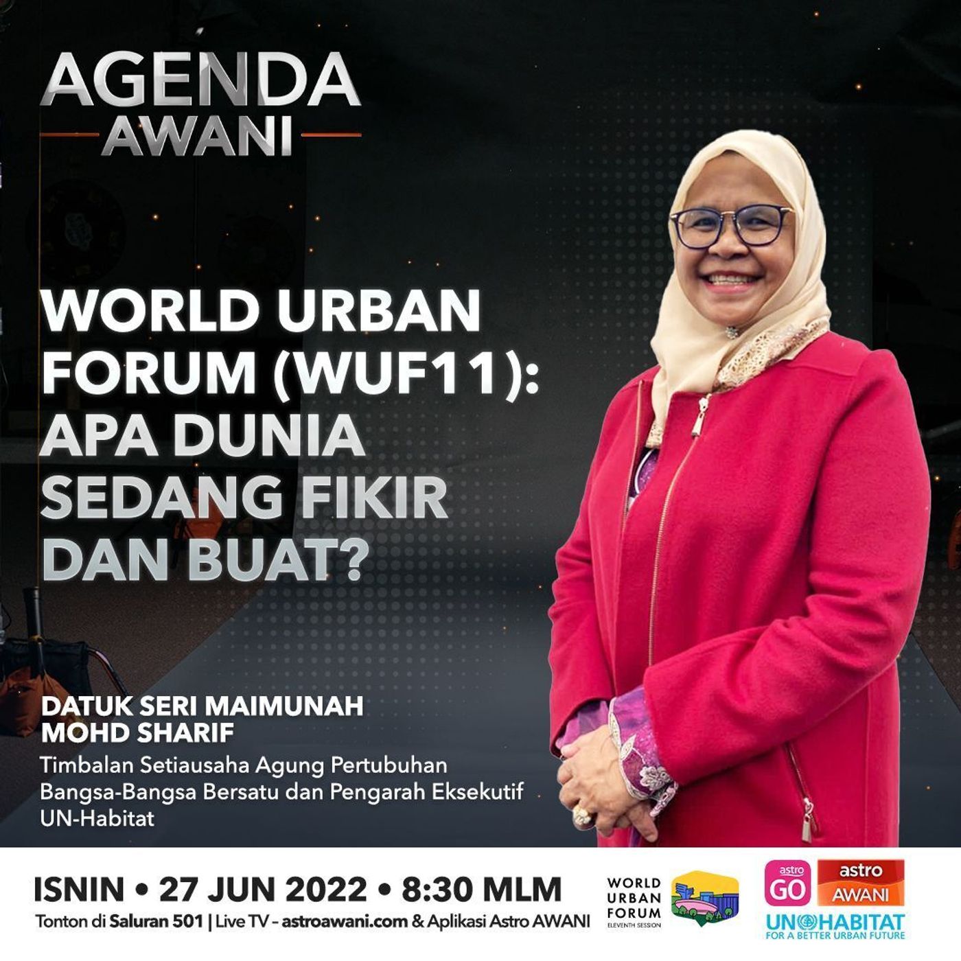 Agenda AWANI: World Urban Forum (WUF11) | Apa Dunia Sedang Fikir Dan Buat? episode artwork