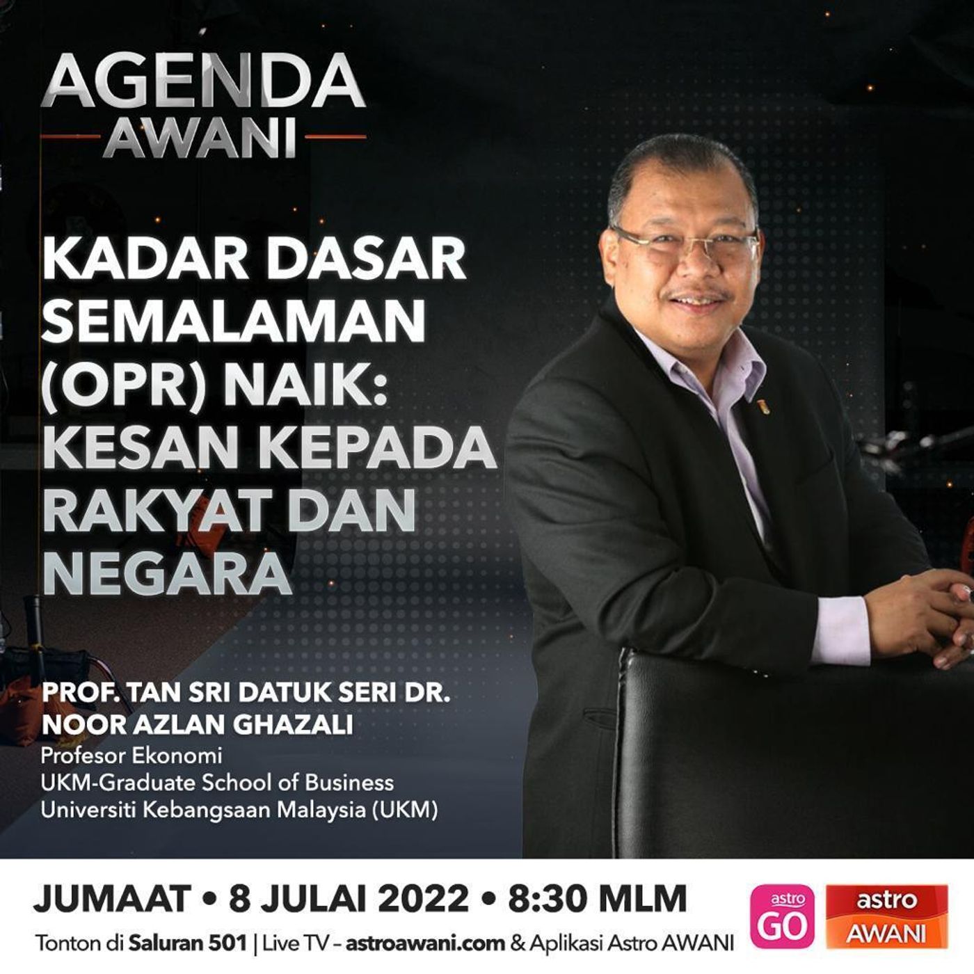 Agenda AWANI: Kadar Dasar Semalaman (OPR) naik: Kesan kepada rakyat dan negara episode artwork