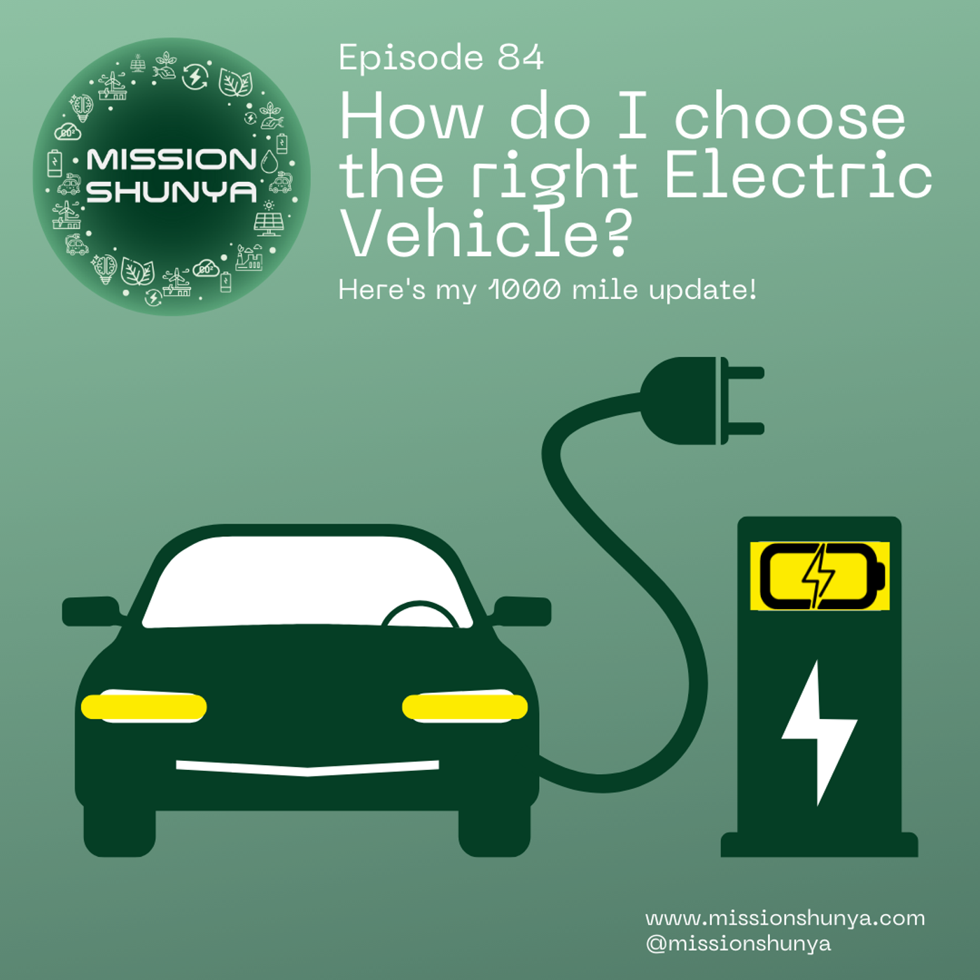 84: How do I choose the right EV? Here’s my 1000 mile update