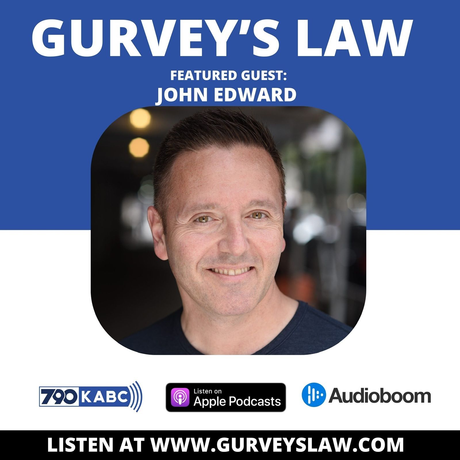 Up close and personal with Psychic Medium John Edward with Host Alan Gurvey