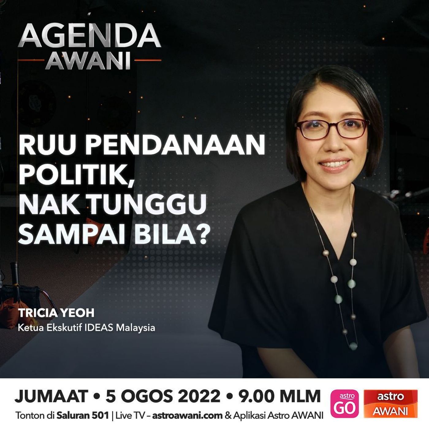 Agenda AWANI: RUU Pendanaan Politik, nak tunggu sampai bila? episode artwork