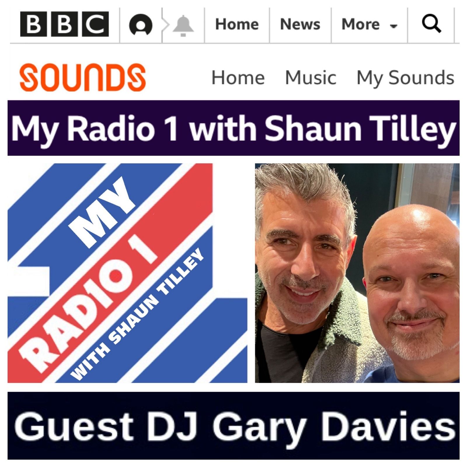 My Radio 1 Podcast (BBC) / My Radio 1 With Shaun Tilley and Gary Davies