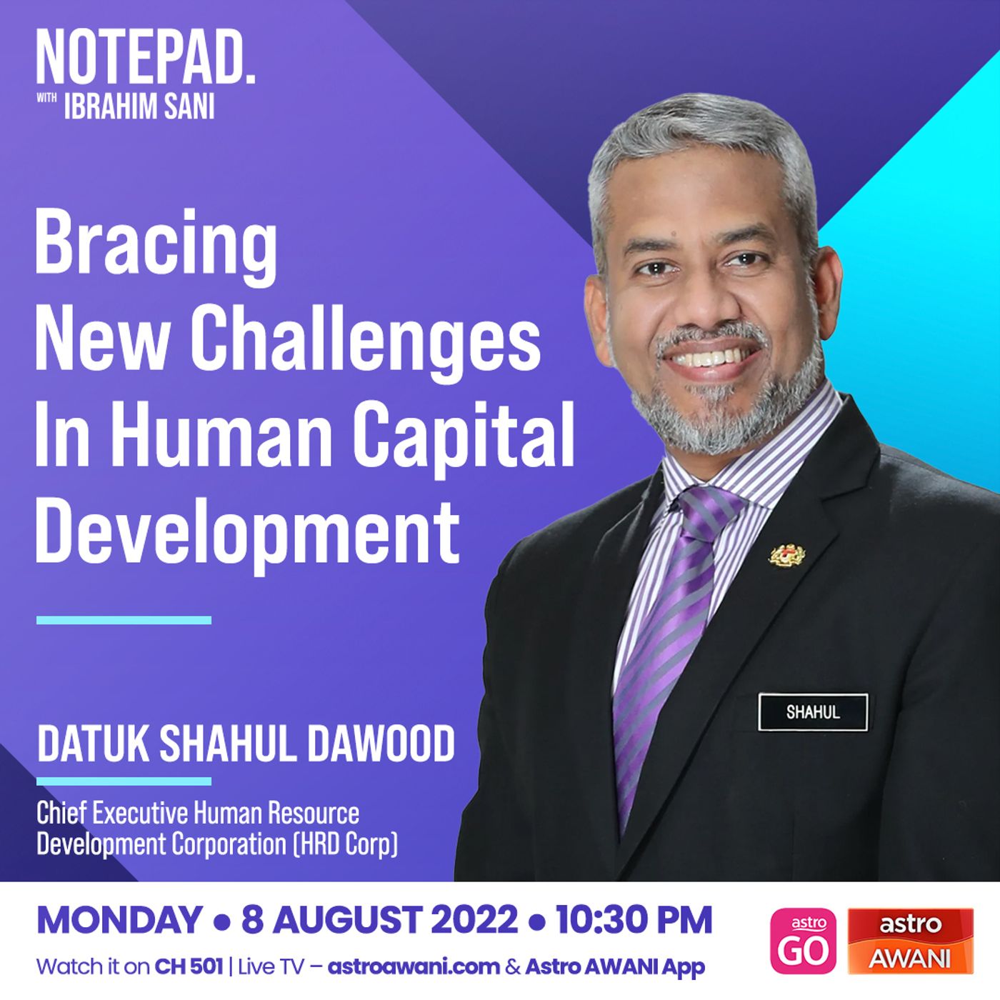 Notepad with Ibrahim Sani