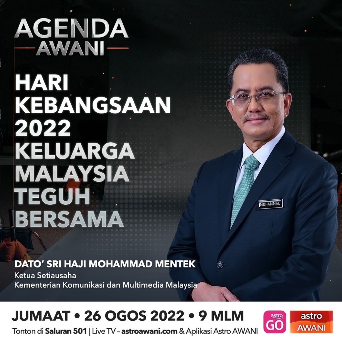 Agenda AWANI: Hari Kebangsaan 2022 | Keluarga Malaysia Teguh Bersama episode artwork