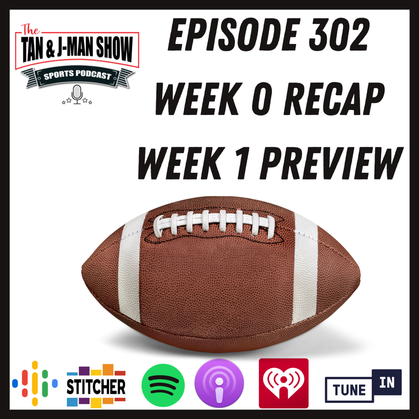 S6 Ep302: College Football Week 0 Recap | Week 1 Preview & Predictions episode artwork