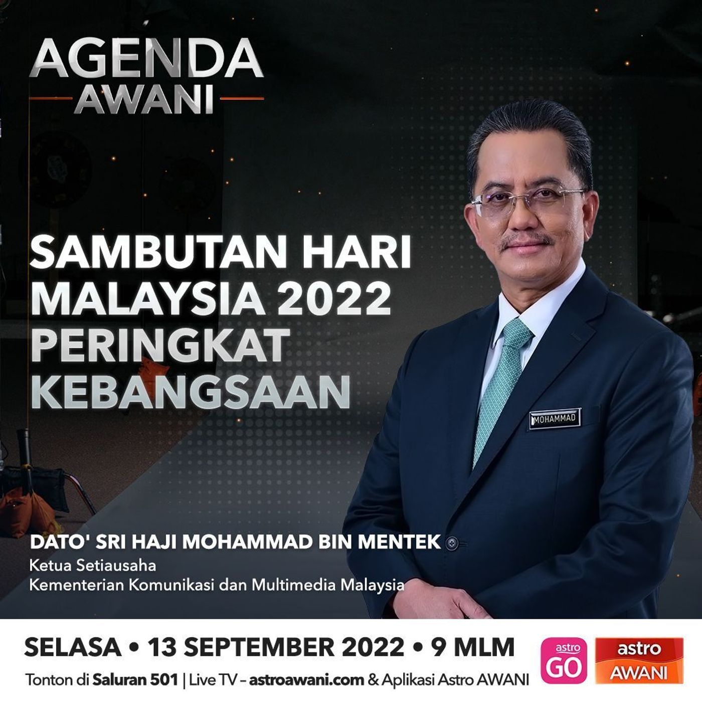 Agenda AWANI: Sambutan Hari Malaysia 2022 peringkat kebangsaan episode artwork
