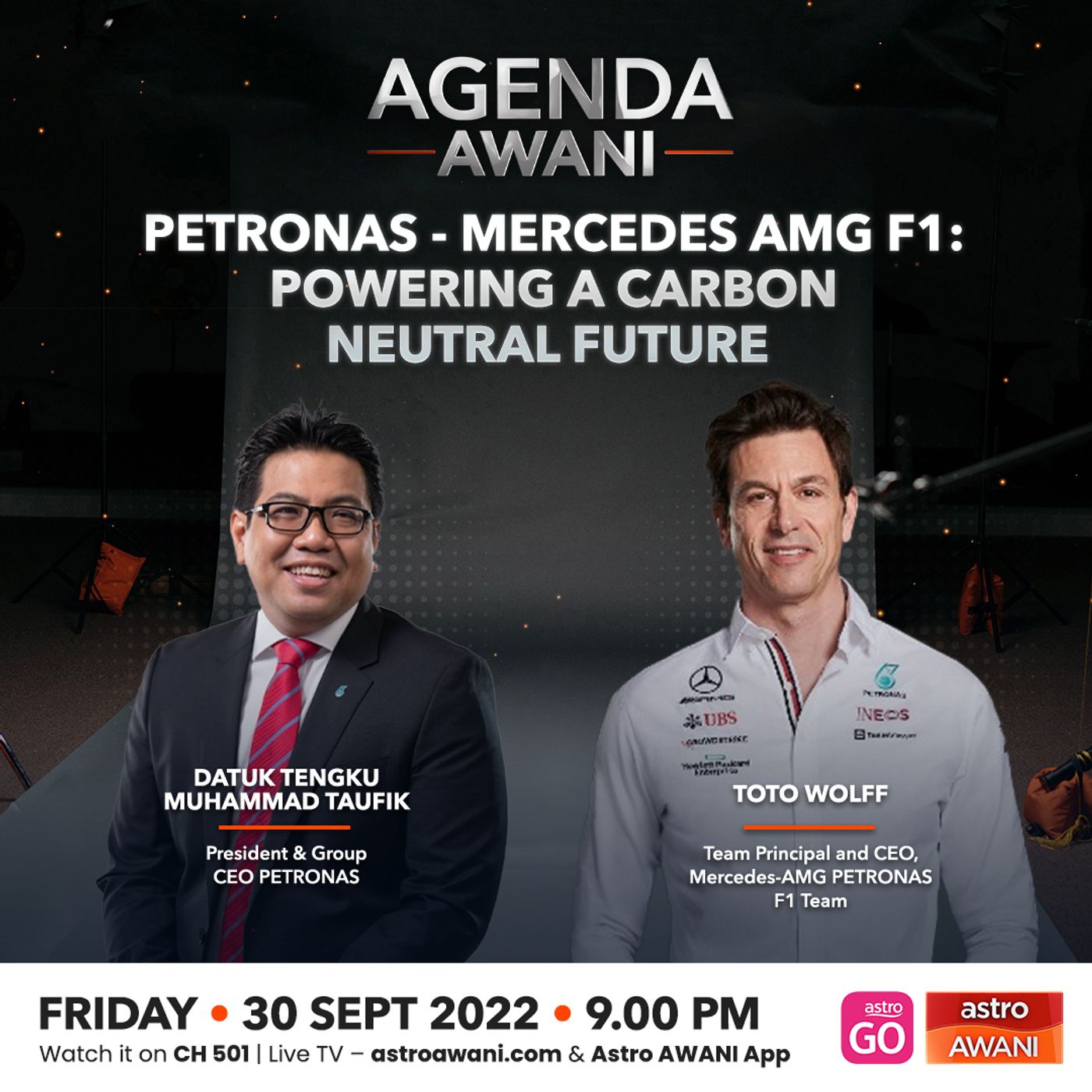 Agenda AWANI: PETRONAS - Mercedes AMG F1 | Powering A Carbon Neutral Future episode artwork