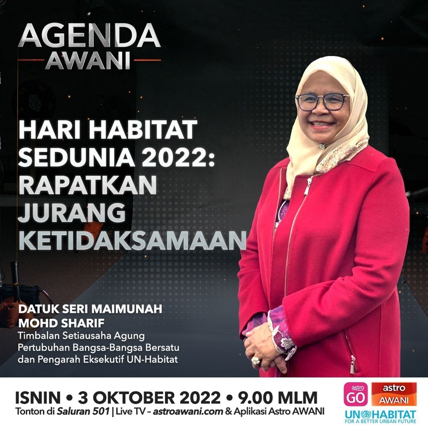 Agenda AWANI: Hari Habitat Sedunia 2022 I Rapatkan jurang ketidaksamaan episode artwork