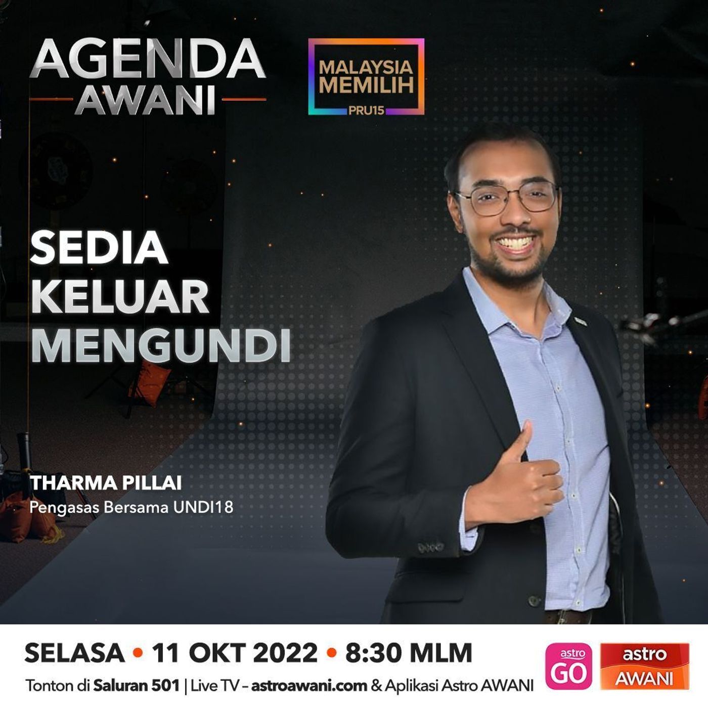 Agenda AWANI: Sedia keluar mengundi episode artwork