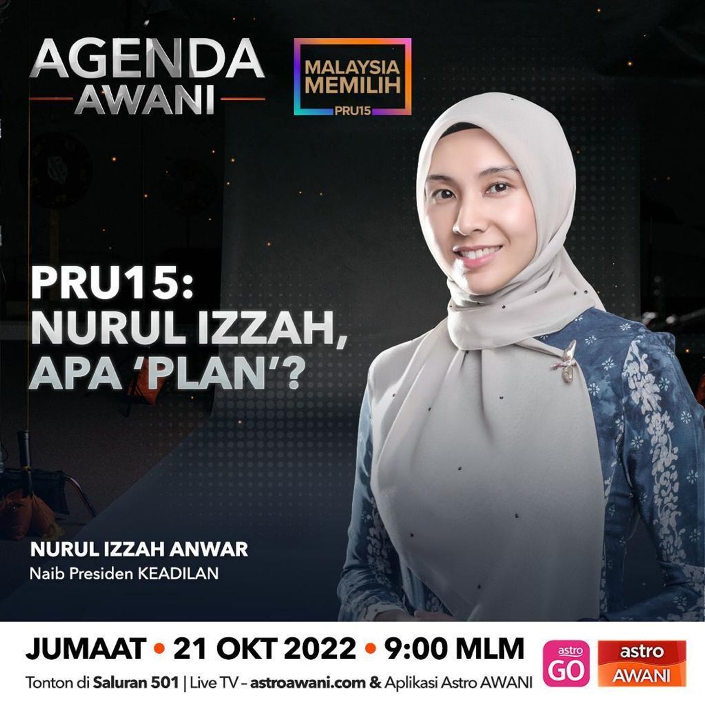 Agenda AWANI: PRU15 | Nurul Izzah, Apa Plan? episode artwork