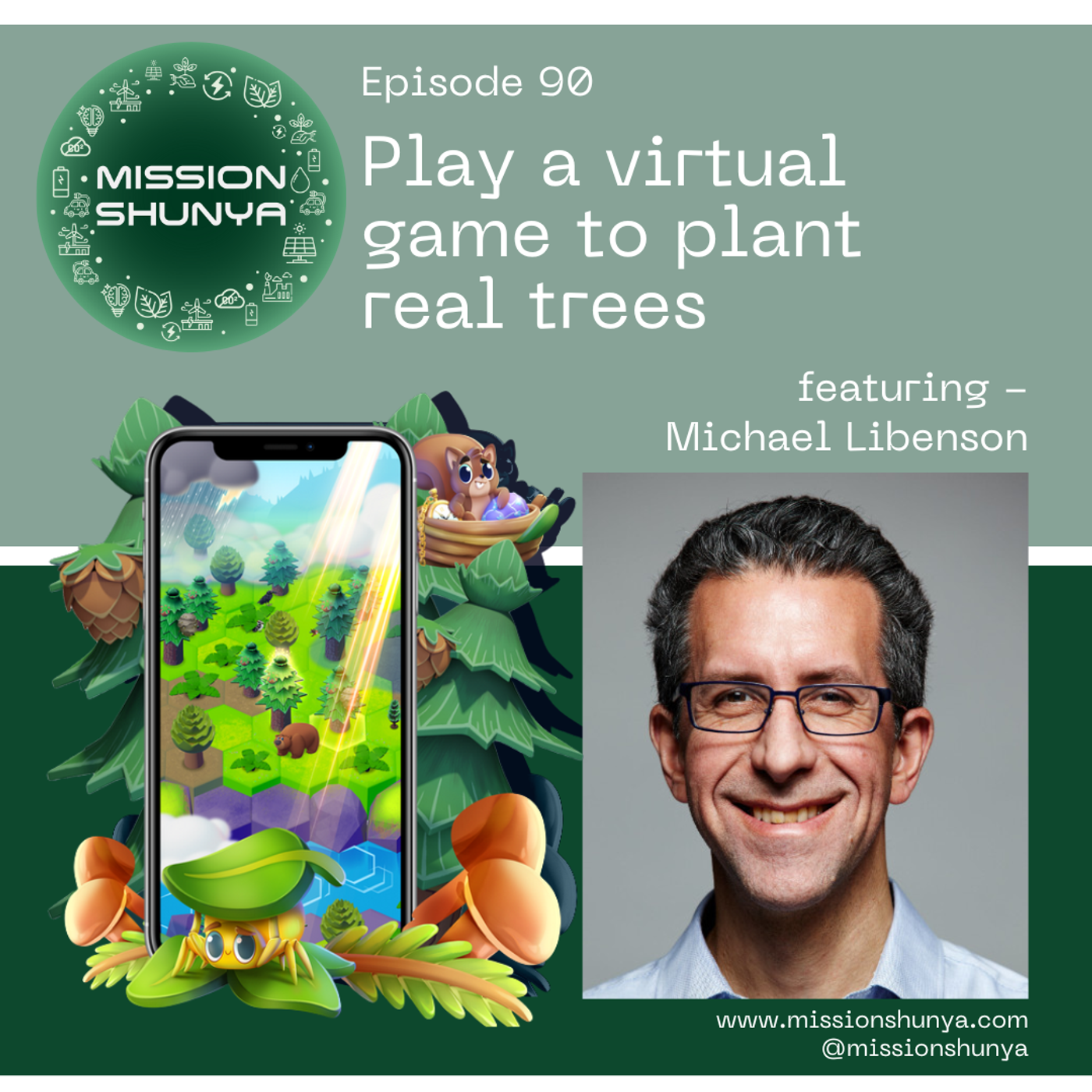 90: Play a virtual game to plant real trees ft. Michael Libenson, Carbon Counts